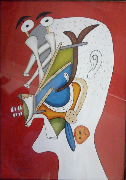 Head after Picasso, 1965